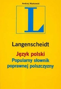 Obrazek Język polski popularny słownik poprawnej polszczyzny