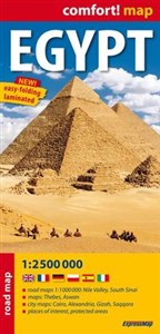Picture of Egypt 1:2 500 000  laminowana mapa samochodowa
