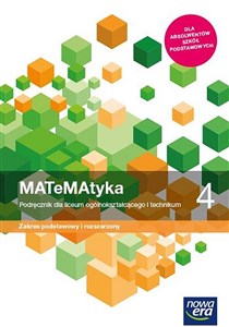 Picture of MATeMAtyka 4 Podręcznik Zakres podstawowy i rozszerzony Szkoła ponadpodstawowa
