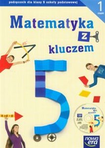 Picture of Matematyka z kluczem 5 Podręcznik z płytą Część 1 Szkoła podstawowa