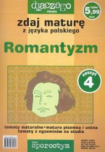Picture of Zdaj maturę z języka polskiego Cz. 4 Romantyzm