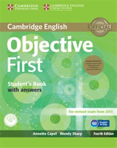 Obrazek Objective First Student's Book with answers