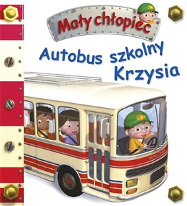Obrazek Autobus szkolny Krzysia. Mały chłopiec