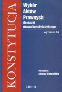 Picture of Konstytucja Wybór Aktów Prawnych do nauki prawa konstytucyjnego