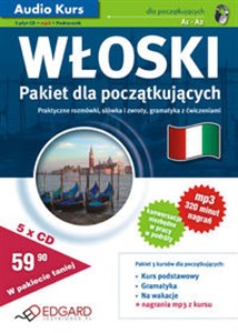 Picture of Włoski Pakiet dla Początkujących Praktyczne rozmówki słówka i zwroty gramatyka z ćwiczeniami