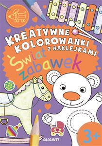 Picture of Kreatywne kolorowanki z naklejkami Świat zabawek Zeszyt 10