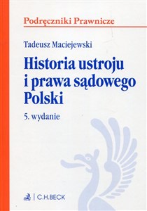 Picture of Historia ustroju i prawa sądowego Polski
