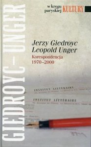 Picture of Jerzy Giedroyc Leopold Unger Korespondencja 1970-2000