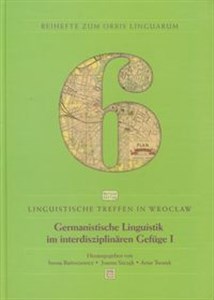 Picture of Germanistische Linguistik im interdisziplinaren Gefuge 1