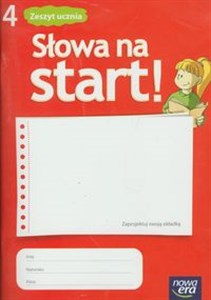 Picture of Słowa na start 4 Zeszyt ucznia szkoła podstawowa