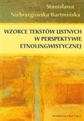 polish book : Wzorce tek... - Bartmińska Stanisława Niebrzegowska