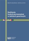 Realizacja... - Beata Burska-Ratajczyk -  Książka z wysyłką do UK