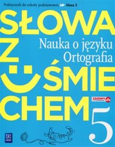 Picture of Słowa z uśmiechem Nauka o języku Ortografia 5 Podręcznik Szkoła podstawowa