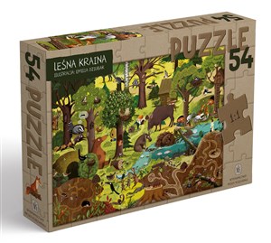 Obrazek Puzzle Leśna kraina 54