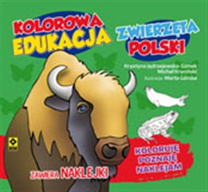 Obrazek Kolorowa edukacja Zwierzęta Polski - naklejka