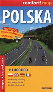 Picture of Polska mapa kieszonkowa 1:1 400 000