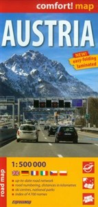 Picture of Austria laminowana mapa samochodowa 1:500 000