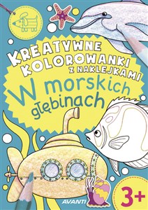 Picture of Kreatywne kolorowanki z naklejkami W morskich głębinach Zeszyt 7