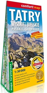 Obrazek Tatry Wysokie i Bielskie polskie i słowackie laminowana mapa turystyczna 1:30 000
