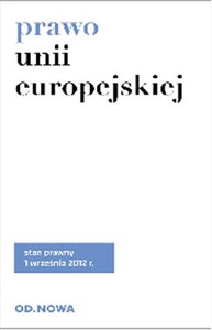 Picture of Prawo unii europejskiej stan prawny 1 września 2012r.