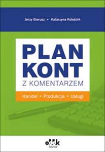 Picture of Plan kont z komentarzem - handel, produkcja, usługi RFK1538