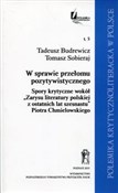 polish book : W sprawie ... - Tadeusz Budrewicz, Tomasz Sobieraj
