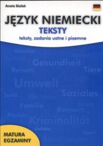 Picture of Język niemiecki Teksty zadania ustne i pisemne