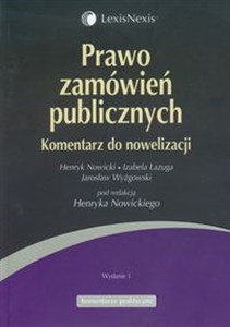 Picture of Prawo zamówień publicznych Komentarz do nowelizacji