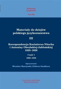 Picture of Materiały do dziejów pol. językoznawstwa 3 T.1-2