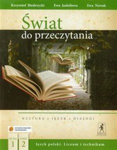 Picture of Świat do przeczytania 1 Podręcznik część 2 Kultura, Język, dialogi Liceum i technikum
