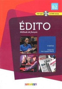 Obrazek Edito Nouveau B2 Podręcznik + CD i DVD