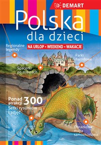 Obrazek Polska dla dzieci Przewodnik + atlas na urlop weekend wakacje