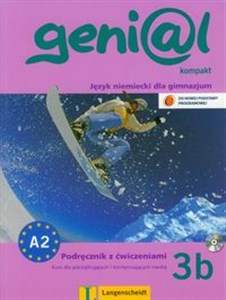 Obrazek Genial 3B Kompakt Podręcznik z ćwiczeniami + CD Język niemiecki dla gimnazjum. Kurs dla początkujących i kontynuujących naukę