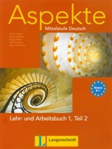 Obrazek Aspekte 1 B1+ Lehr und Arbeitsbuch Teil 2 z płytą CD