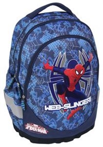 Obrazek Plecak ergonomiczny 3-komorowy niebieski Spiderman
