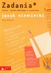 Obrazek Język niemiecki Zadania z płytą CD Poziom podstawowy i rozszerzony Liceum