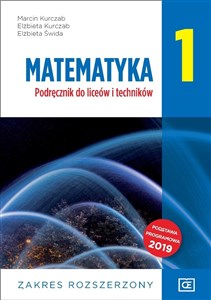 Picture of Matematyka 1 Podręcznik zakres rozszerzony Szkoła ponadpodstawowa