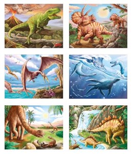 Picture of Puzzle sześcienne Dinozaury