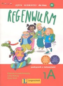 Obrazek Regenwurm 1A Podręcznik z ćwiczeniami Język niemiecki dla kl.4 Szkoła podstawowa