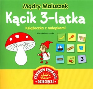 Obrazek Mądry Maluszek Kącik 3-latka Książeczka z nalepkami