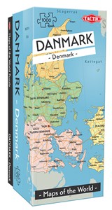 Obrazek Puzzle Mapa Danii 1000