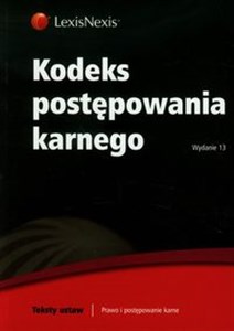 Picture of Kodeks postępowania karnego