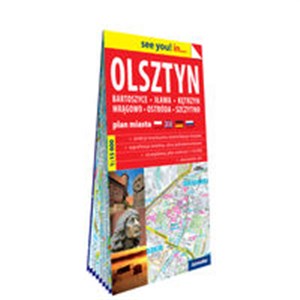 Picture of Olsztyn, Bartoszyce, Iława, Kętrzyn, Mrągowo, Ostróda, Szczytno papierowy plan miasta 1:15 000