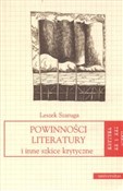 Powinności... - Leszek Szaruga -  Polish Bookstore 