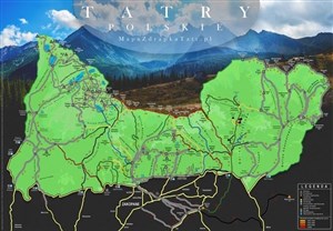 Picture of Mapa Zdrapka - Tatry polskie