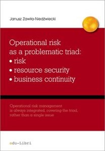 Picture of Operational risk as a problematic triad risk resiurce security business continuity