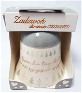 Picture of Dzwonek ceramiczny, Dzwonka tego bicie wnosi szczęście w życie
