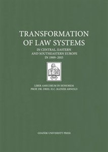 Picture of Transformation of Law Systems in Central, Eastern and Southeastern Europe in 1989-2015