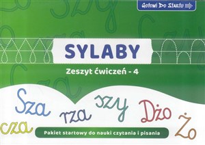 Obrazek Gotowi do startu Sylaby Zeszyt ćwiczeń 4 Pakiet startowy do nauki czytania i pisania