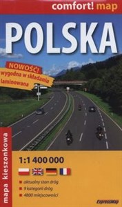 Picture of Polska Mapa kieszonkowa 1:1 400 000